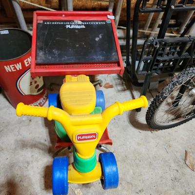 Playskool Desk & Chair and Scooter