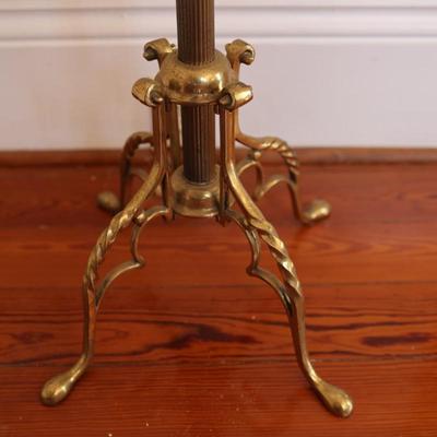 Italian-Inspired Contemporary Brass Coat Rack & Brass Hangers