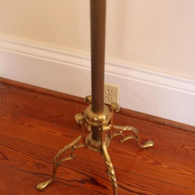 Italian-Inspired Contemporary Brass Coat Rack & Brass Hangers