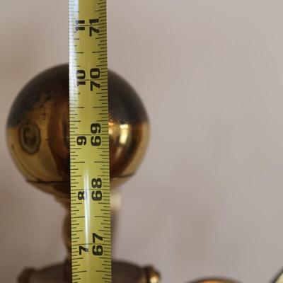 Italian-Inspired Contemporary Brass Coat Rack & Brass Hangers