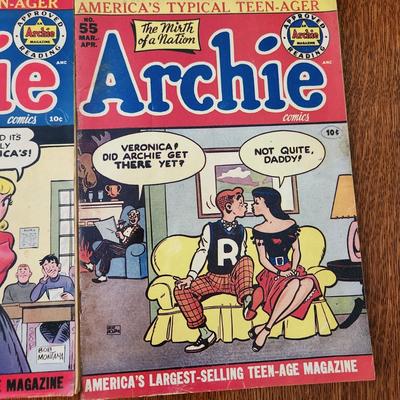 Lot of 6 Comic Books Archie Jughead Katy Keene Irma