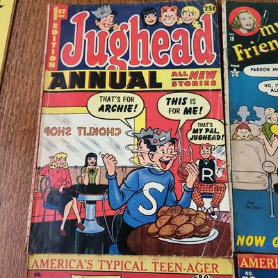 Lot of 6 Comic Books Archie Jughead Katy Keene Irma