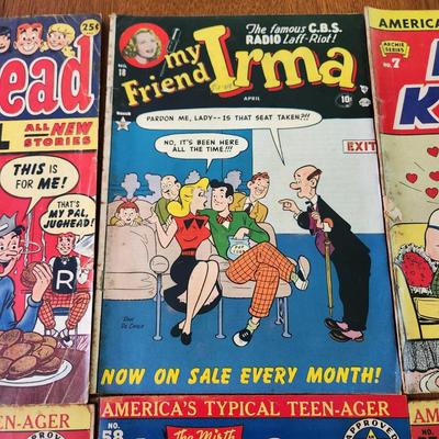 Lot of 6 Comic Books Archie Jughead Katy Keene Irma