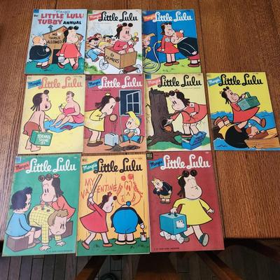 Lot of 10 Little Lulu Comic Books