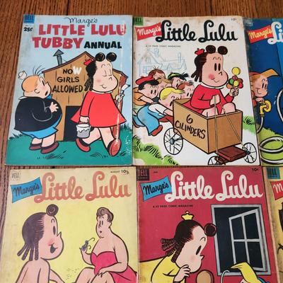 Lot of 10 Little Lulu Comic Books