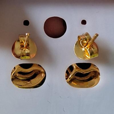 Lab grown Ruby earrings