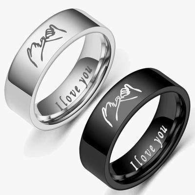 Pinky Promise Rings set of 2 size 8