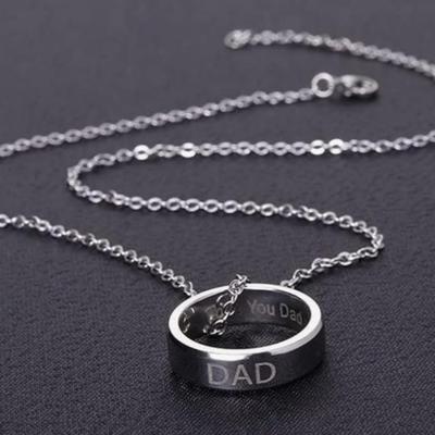 Dad Ring Necklace