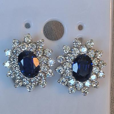Beautiful Blue Sapphire Earrings