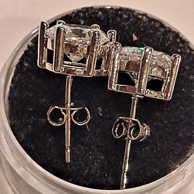 5ct Moissanite Diamond Earrings