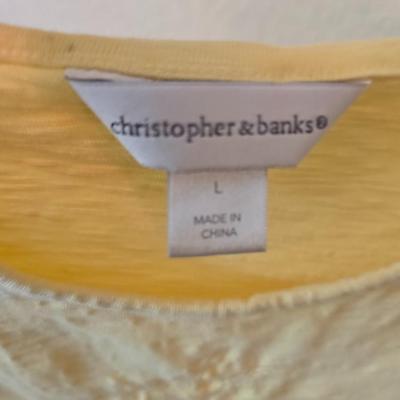 Christopher & Banks Women's Tops – Size Large – Lot of 4