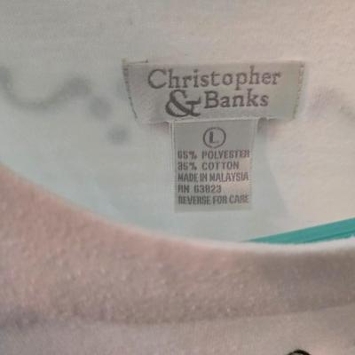 Christopher & Banks Women's Tops – Size Large – Lot of 4