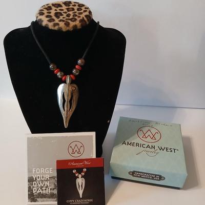 Sterling Silver Cippy CrazyHorse Guardian Pendant – American West Jewelry