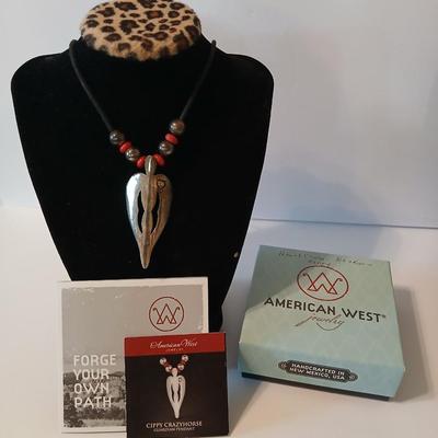 Sterling Silver Cippy CrazyHorse Guardian Pendant – American West Jewelry