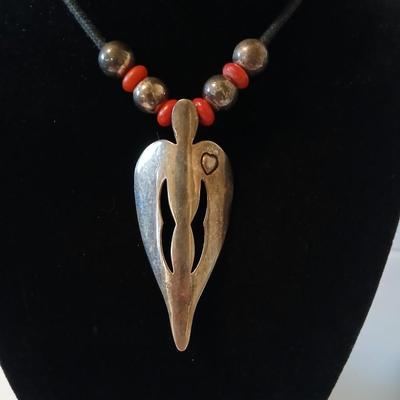 Sterling Silver Cippy CrazyHorse Guardian Pendant – American West Jewelry
