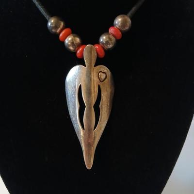 Sterling Silver Cippy CrazyHorse Guardian Pendant – American West Jewelry