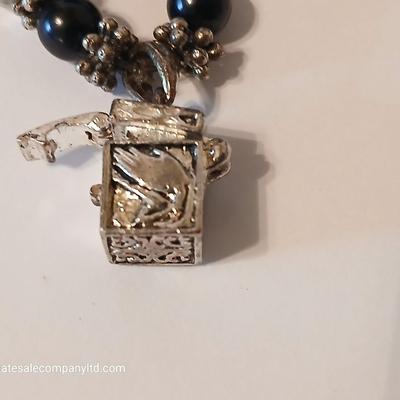 Fashion Gift Set – “Marry” Quartz Watch & Gem Pen + Beaded Charm Bracelet