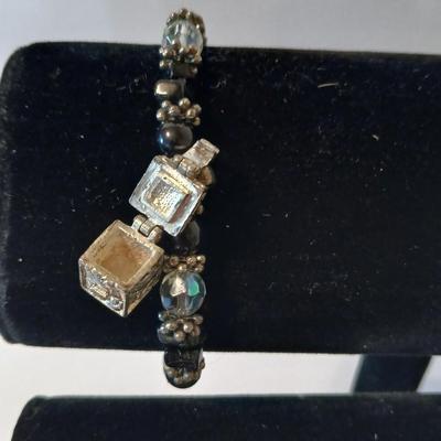 Fashion Gift Set – “Marry” Quartz Watch & Gem Pen + Beaded Charm Bracelet