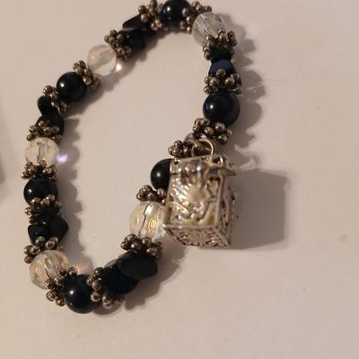 Fashion Gift Set – “Marry” Quartz Watch & Gem Pen + Beaded Charm Bracelet