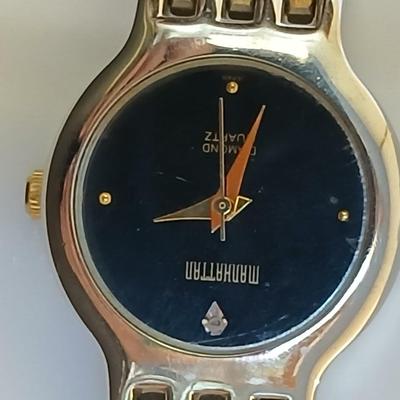 Ladies' Fashion Watch Duo – Anne Klein & Manhattan Quartz (Diamond Accent)