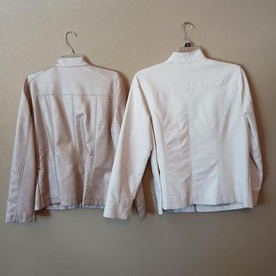 Christopher & Banks Faux Leather Moto Jackets – Size Large – Set of 2