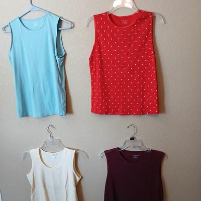 Christopher & Banks Sleeveless Tank Tops – Size Medium – Lot of 4
