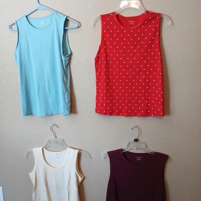 Christopher & Banks Sleeveless Tank Tops – Size Medium – Lot of 4
