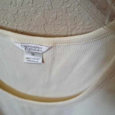 Christopher & Banks Sleeveless Tank Tops – Size Medium – Lot of 4