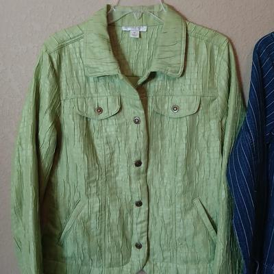 Christopher & Banks Button-Up Jackets – Size Medium – Lot of 2