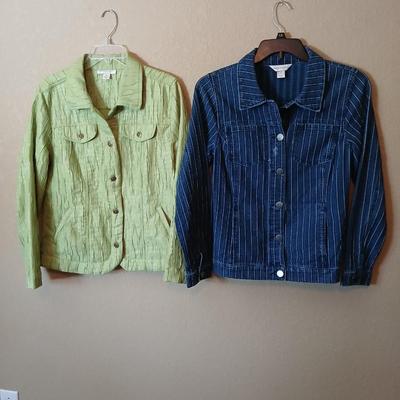 Christopher & Banks Button-Up Jackets – Size Medium – Lot of 2