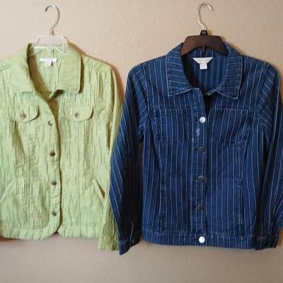 Christopher & Banks Button-Up Jackets – Size Medium – Lot of 2