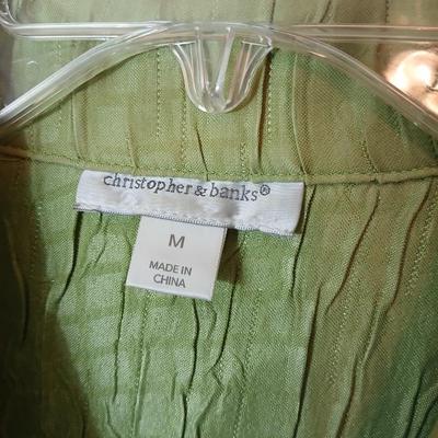 Christopher & Banks Button-Up Jackets – Size Medium – Lot of 2