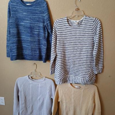 Christopher & Banks Women's Sweaters – Size Small – Lot of 4