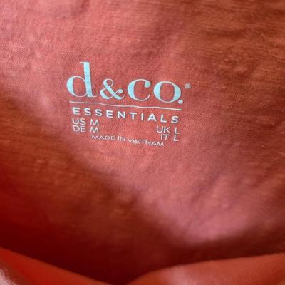 D&Co Essentials Women's T-Shirts – Size Medium – Lot of 4