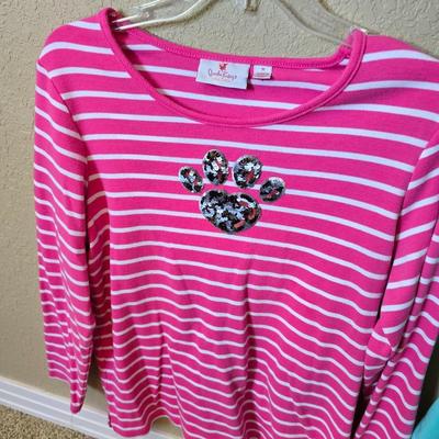 Quacker Factory Women’s Embellished Tops – Ladybug & More – Size Medium – Lot of 4