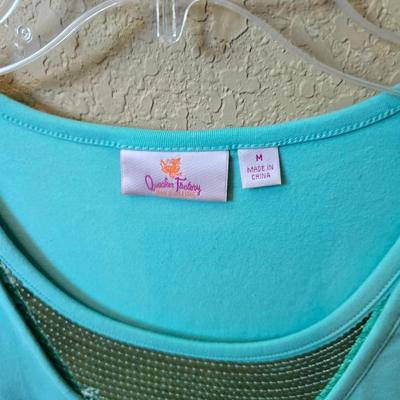Quacker Factory Women’s Embellished Tops – Ladybug & More – Size Medium – Lot of 4