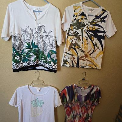 Christopher & Banks Women’s Summer Tops – Size Medium – Lot of 4