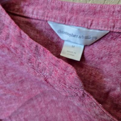 Christopher & Banks Long Sleeve Top Lot – Size Medium – Boho & Casual Styles (4 pcs)