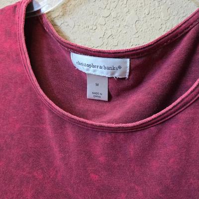 Christopher & Banks Long Sleeve Top Lot – Size Medium – Boho & Casual Styles (4 pcs)