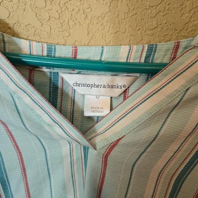 Christopher & Banks Long Sleeve Top Lot – Size Medium – Boho & Casual Styles (4 pcs)