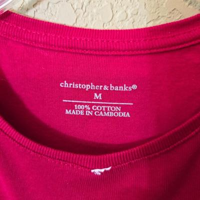Women’s Long Sleeve & Layering Tops – Size Medium (Mostly Christopher & Banks)