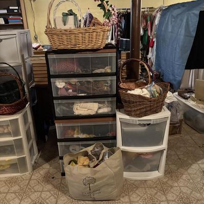 LOT 384: Costume Props, Handbag, Scarves, Belts, Masks, Fabric and More