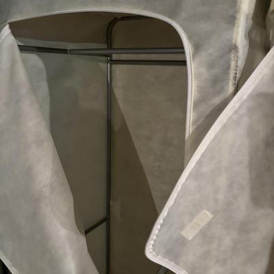 LOT 387: Portable Clothing Storage (2), Stacking Storage Drawers Filled w/Fabric, Faux Flowers & More