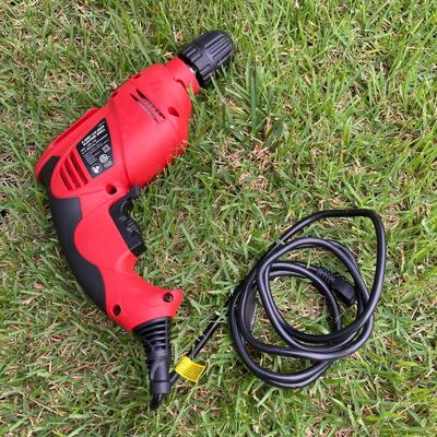 LOT 388: Toro Super Blower Vac, Black & Decker String Trimmer and Hyper Tough Electric Drill