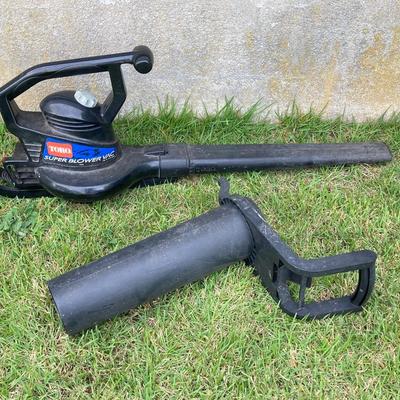 LOT 388: Toro Super Blower Vac, Black & Decker String Trimmer and Hyper Tough Electric Drill