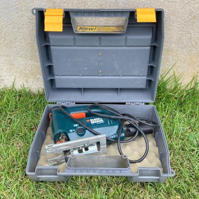 LOT 389: Black & Decker Ranger Drill / Driver, Drill Bits in Case and Saw in Storage Case