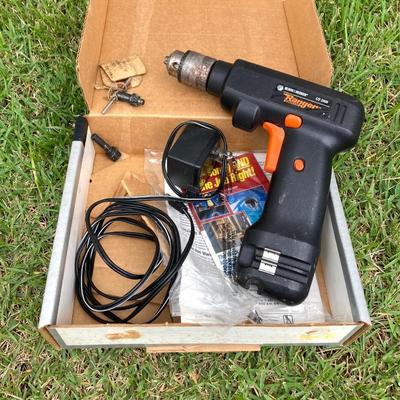 LOT 389: Black & Decker Ranger Drill / Driver, Drill Bits in Case and Saw in Storage Case