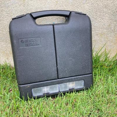 LOT 389: Black & Decker Ranger Drill / Driver, Drill Bits in Case and Saw in Storage Case