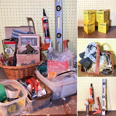 LOT 390: Basement Cleanout - Tools, Hardware, Household Essentials and More