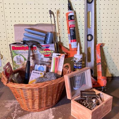 LOT 390: Basement Cleanout - Tools, Hardware, Household Essentials and More